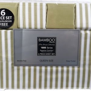 Bamboo Essence Queen Sheet Set with Bonus